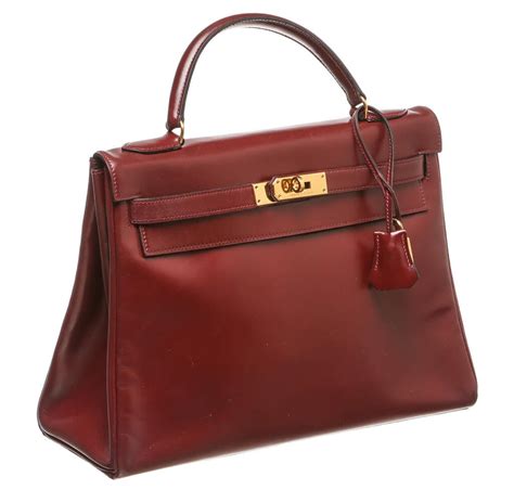 hermes kelly bag burgundy